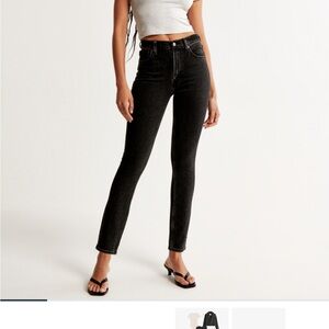 Abercrombie high rise skinny jeans